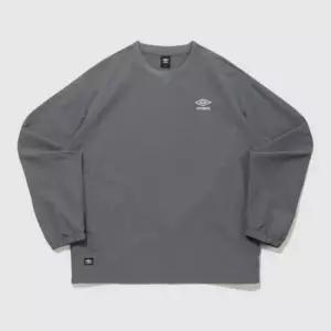 엄브로 긴팔티 JQS UQ321CWT94-MCH 클래식 긴팔 피스테 H.CHARCOAL