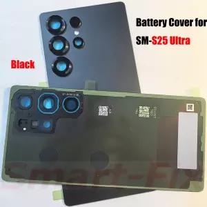 SAM-S25 Ultra 5G용 O-E-M 후면 배터리 커버 유리 하우징 케이스 교체 25Ultra SM-S938B용 카메라 렌즈 포