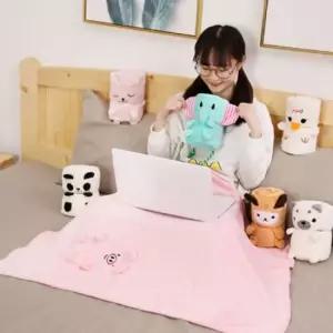 오너클랜 TBZ JT 개별포장 캐릭터 무릎 담요 극세사 학생 캐릭터담요 극세사담요 학생담요