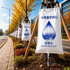 수목물주머니 점적관수 30리터 1개 수액세트포함 나무 영양제