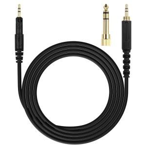 ATH-M40X 오디오 테크니카 ATH-M50X ATH-M60X ATH-M70X 헤드폰용 2.5MM~3.5MM 케이블 6.35MM 어댑터 포함 PS5 XBOX SERIES X/S 스튜디오 믹서 파워 앰프 DJ 콘솔용 길이 6.6피트