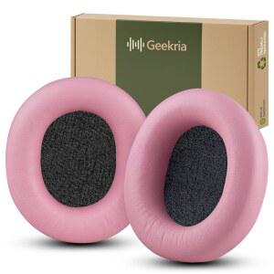 GEEKRIA NOVA 오디오테크니카 ATH-M50X M50XBT M50XBT2 M50X ENSO M50 M40X M30 M20 M10 헤드폰 호환 교체용 이어패드 수리 부품(핑크)