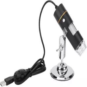 디지털 현미경 USB 연결 30배율 사진 및 동영상 녹화 지원 8개 LED 조명 작업 관찰 학습 스마트폰 PC