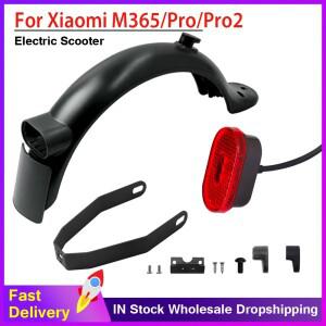 Xiaomi M365 Pro 2 1S 필수 예비 부품 Feader 브레이크 미등 깜박이는 조명 지원 브래킷 액세서리 용 후방