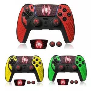 PlayStation 5 DualSense PS5 컨트롤러용 고무 실리카겔 보호 커버 스킨 실리콘 게임패드 케이스 2개
