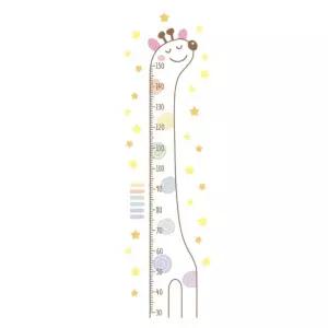 키재기 꿈꾸는 기린 MTM-003아이방 성장 측정 신장 스티커 문벽
