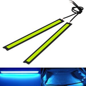 2PCS 17CM DRL LED COB 전구 주간 러닝 라이트 범용 방수 12V 7000K 화이트 트럭 자동차 작업 스타일링 바