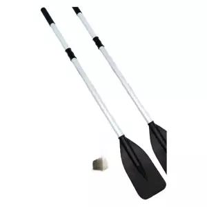 고무보트 노 낚시 1.32m 패들 물놀이 카누 프로펠러 블랙 만능 1쌍 레저 레프팅