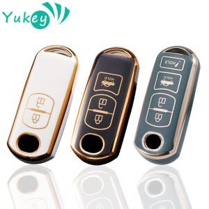 TPU 자동차 원격 키케이스 커버 Fit for Mazda 2 3 6 Axela Atenza CX-5 2014 Smart 4 버튼