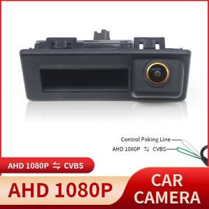AHD 1080P 자동차 트렁크 핸들 반전 카메라 Audi A3 A4 B8 B9 VW Tiguan Touran L Touareg Skoda Octavia A