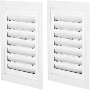 PATIKIL 12 x 리턴 에어 벤트 커버 2Pcs 알루미늄 합금 그릴 리니어 바 탈착식 측벽 벽 천장 바닥 HVAC