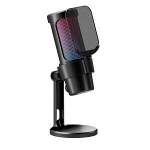 컴퓨터 폰용 전문 USB 콘덴서 마이크, 범용 라이브 스트리밍 K 노래 녹음 게임용