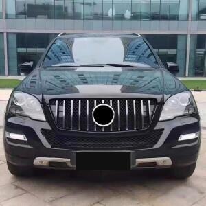 앞범퍼 그릴 튜닝 액세서리 메르세데스 벤츠 ML W164 용 그리드 2005-2011 ML300 GT 다이아몬드 스타일
