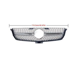 메르세데스 벤츠 ML W166 2012-2015 다이아몬드 GT 스타일 바디킷 인렛 메쉬 전면 범퍼 그릴 튜닝 액세서리