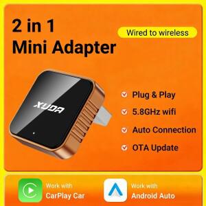 2026년형  무선 CarPlay 어댑터, 순정 차량 시스템용 고속 탈옥 없이 안전하고 신뢰 있음