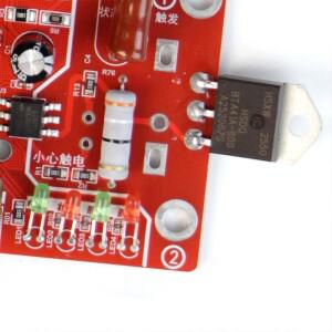 스폿 용접기 컨트롤러 조정 가능 시간 전류 제어 보드 디지털 디스플레이 휴대용 DIY 배터리 액세서리