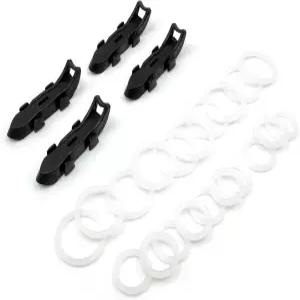 DRAGONtail 텐카라 더블 밴디드 얼티밋 라인 키퍼 2팩 낚싯대에 직접 장착 가능한 폼 스풀로 미리 플라이를