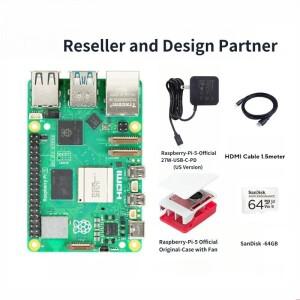 라즈베리 파이5 8GB 4GB 개발 보드 미니 PC 고성능 64비트 쿼드코어 Arm Cortex-A76 BLE 블루투스5.0 임베