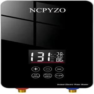 7KW 무탱크 전기 순간 온수기 240V 욕실 및 주방용싱크대 아래 디지털 패널이 있는 즉시 일정 유량 사용
