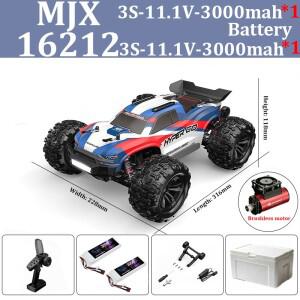 1/16 MJX 하이퍼 고 2s-3s 브러시리스 bldc RC 트럭 4WD 50-60KM/H 2.4G 고속 오프로드 원격 조종 레이싱카