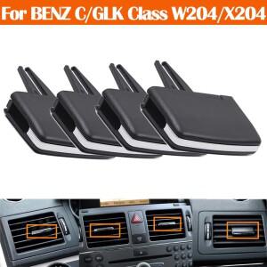 자동차 앞 에어컨 통풍구 A/C 그릴 배출구 탭 슬라이더 클립 메르세데스 벤츠 C GLK W204 C180 C200 GLK300