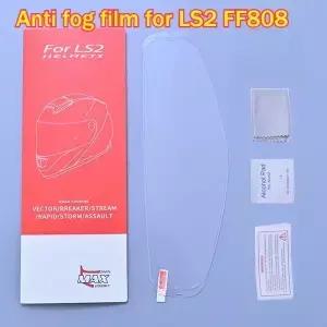 LS2 ff808 오토바이 헬멧 렌즈 바이저 용 안개 방지 필름 스티커 액세서리