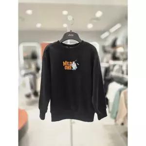 [Jeep]낚시곰 자수 맨투맨 KR4TSU855BK