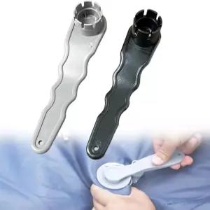 asdmm 팽창식 폰툰 보트 래프팅 에어 밸브 렌치 수리 도구 카누·고무 텐더 딩기·카약·SPA 온수 욕조용 6