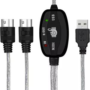 MIDI 케이블 USB 변환 5핀