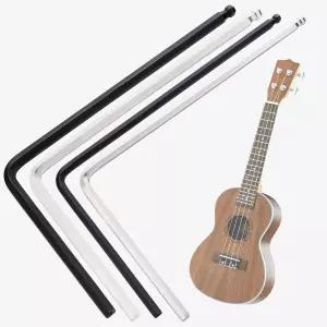 DANUDON 4개 세트 기타 트러스 로드 렌치 4mm·5mm 앨런 볼 엔드 대부분 베이스 넥에 적합 브리지 너트