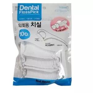 치실 100p 앤드하우스 1회용치실 치간치실