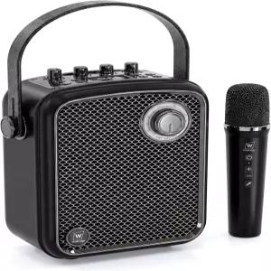 70W 음성 증폭기와 UHF 무선 핸드헬드 마이크 및 블루투스 5.3 휴대용 PA 시스템 노래방 스피커 세트