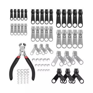 키밍 수선 지퍼 수리 세트 85pcs 도구 가방지퍼수리