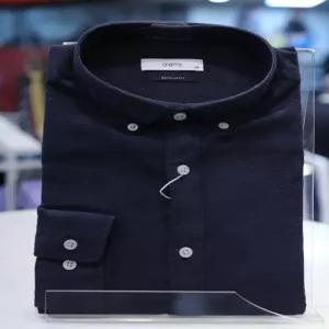 [STCO]FW 네이비 립스탑 조직 셔츠 (레귤러핏) F2DS253B2