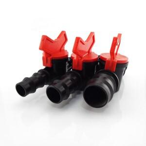 12 34 정원용 급수 호스 탭 DN15 DN20 관개용 드립 워터 밸브 16mm 20mm PE 워터스톱 커넥터 크레인