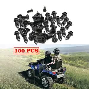 폴라리스 스포츠맨 XP 레인저 RZR ATV 러그 범퍼 패스너 리벳 클립 8mm 100개