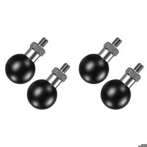 Voltvibe-4Pcs 1인치 볼 어댑터M6 X 1.0 나사산 포스트 포함 RAM 마운트 B 사이즈 1인치 볼 더블 소켓 호환