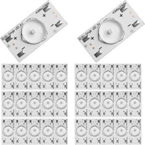 GuuYebe LED 백라이트 스트립 교체 부품 TV 수리 바 30PCS NS-50DF710NA19 E60-E3용 광학 플리터 3030 싱글