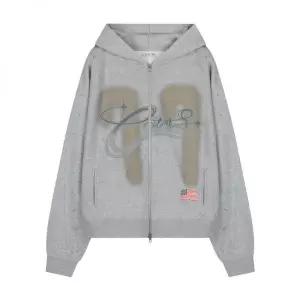 COTCHS LUCKY77 HOODED ZIP UP-GREY 2353225