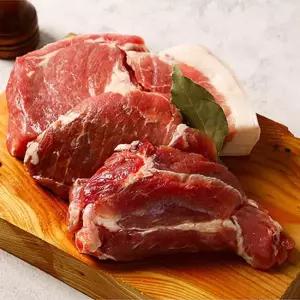 [신세계라이브쇼핑]제주 흑돼지 돔베고기 1kg (500gx2팩/보쌈용)