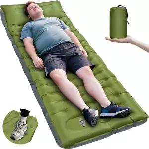 캠핑 에어매트 15 2cm 6인치 두꺼운 자충식 매트 베개