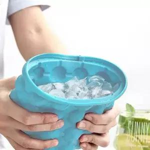 캠핑용 실리콘 와인 아이스통 휴대용 음료얼음통