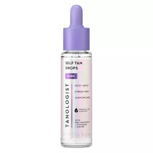 Tanologist 다크 셀프 탠 드롭, 페이스 태닝 29.5ml(1.01온스) | 조립식 글로우, 모이스처라이저와 혼합할