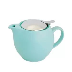 제로제팬 도자기 티포트 라운드 젤라토민트 450ml 티팟 차주전자
