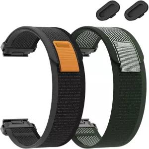 26mm 퀵핏 워치밴드 Garmin Enduro 3와 호환 2/Fenix 8 프로 7X Plus/5X/3 HR Sport 나일론 스트랩 Tactix