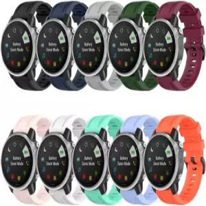 Garmin Fenix 7S/6S/5S용 밴드 7S Pro/6S Plus/D2 Delta S 스마트워치용 소 실리콘 시계 스트랩