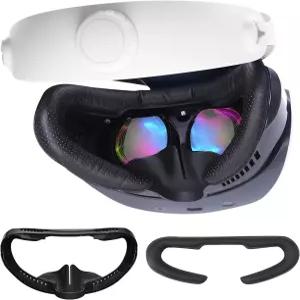 PlayStation VR2용 페이스 패드 PSVR2 피트니스 페이셜 인터페이스 쿠션 교체용 통기성 구멍 가죽 폼