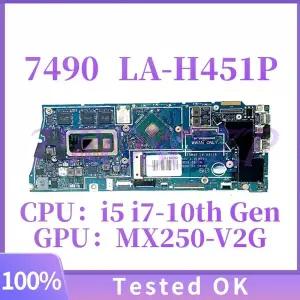 LA-H451P 델 인스피론 7490 노트북 마더보드 I5-10210U I7-10510U UMA MX250 8G16G 046V1H 081F9Y 0M8T87