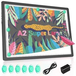 바와슬롬 A2 충전식 LED 라이트 보드 25 2 x18 4 초대형 패드 5000mAh 배터리 마그네틱 어트랙션 트레이싱