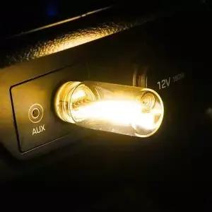 [제이큐]차량용 USB 무드등 엠비언트 C141 단색-옐로우 유에스비 인테리어소품